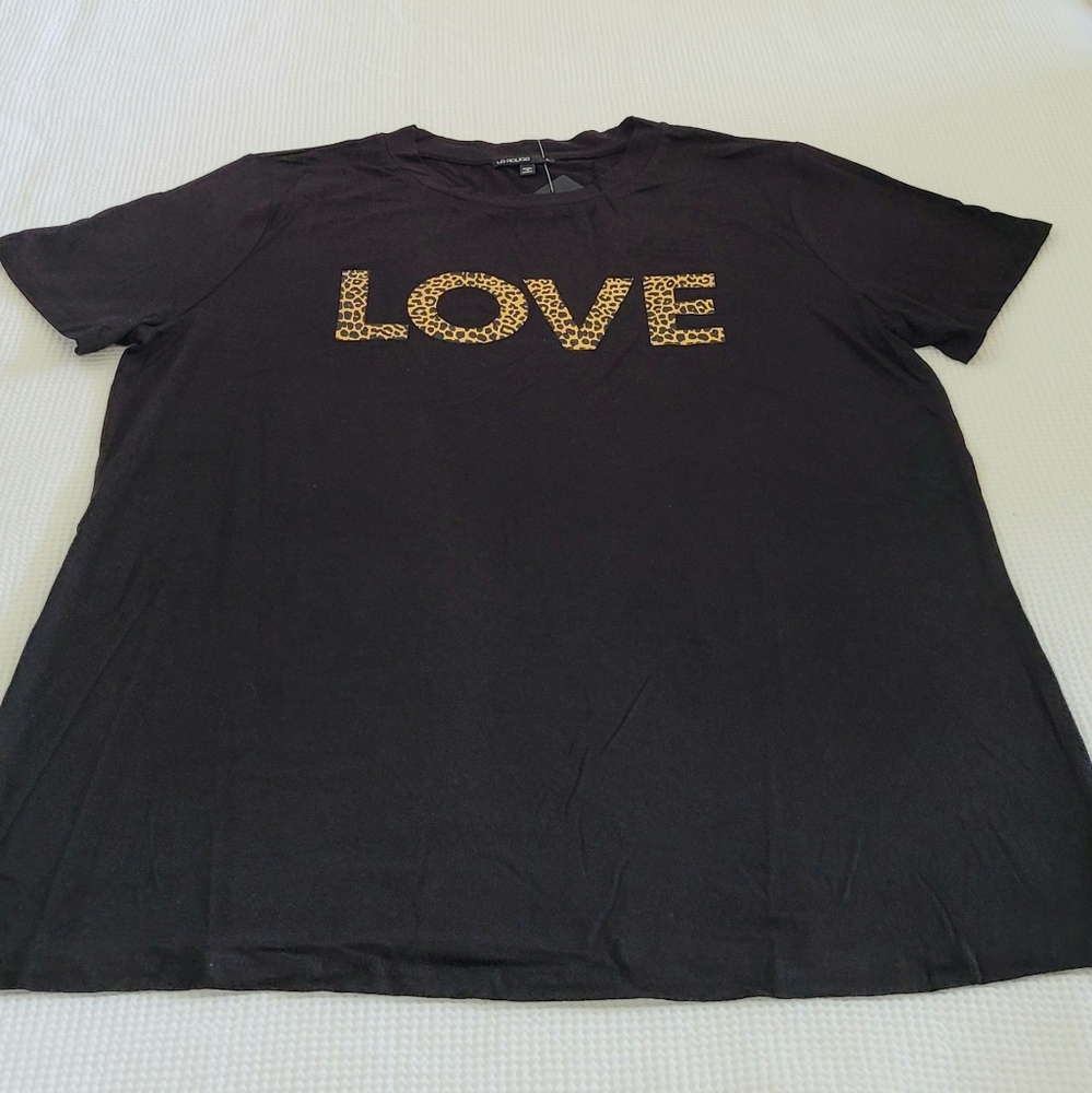 Le Rouge Leopard🐆 "LOVE"❤ Tee - Picture 12 of 13